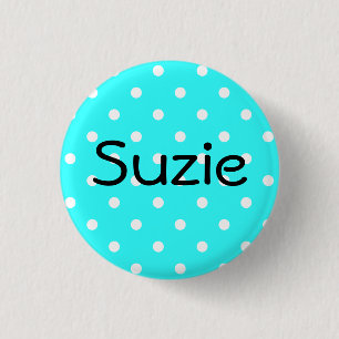 Badge Rond 2,50 Cm Bouton Suzie