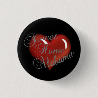 Badge Rond 2,50 Cm Bouton Sweet Home Alabama