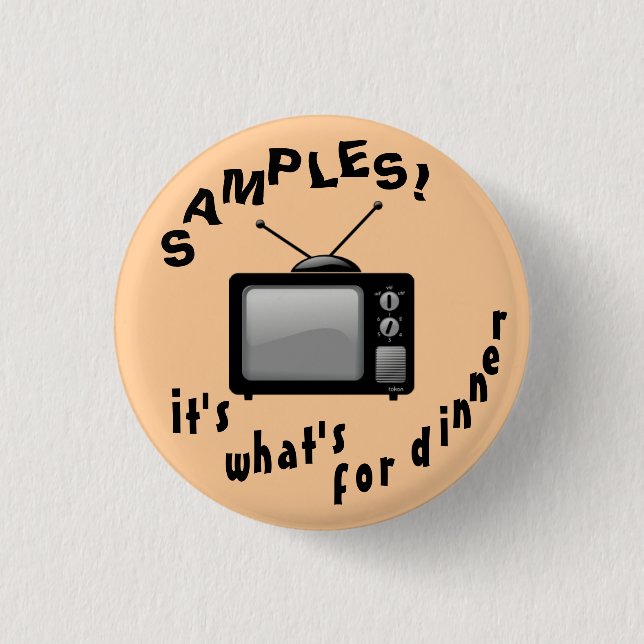 Badge Rond 2,50 Cm Bouton témoins ! (Devant)