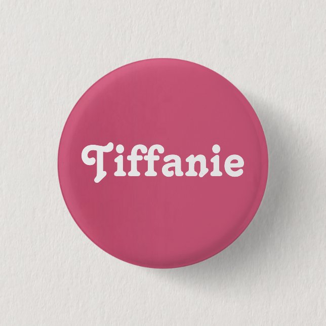 Badge Rond 2,50 Cm Bouton Tiffanie (Devant)