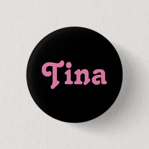 Badge Rond 2,50 Cm Bouton Tina