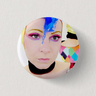 Badge Rond 2,50 Cm Bouton triste de Syriana Tate