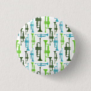 Badge Rond 2,50 Cm Bouton Trumpet