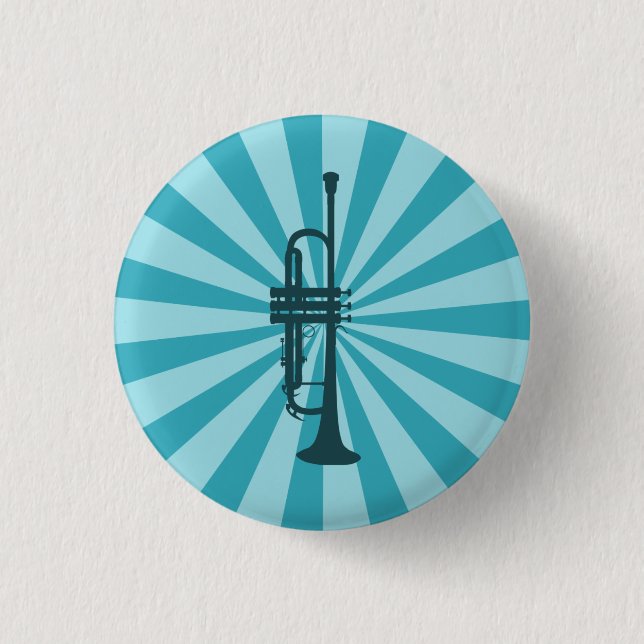 Badge Rond 2,50 Cm Bouton Trumpet (Devant)