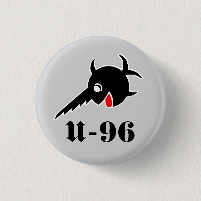 Badge Rond 2,50 Cm Bouton U96 Espadon (Devant)