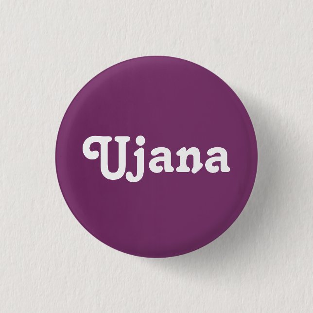 Badge Rond 2,50 Cm Bouton Ujana (Devant)