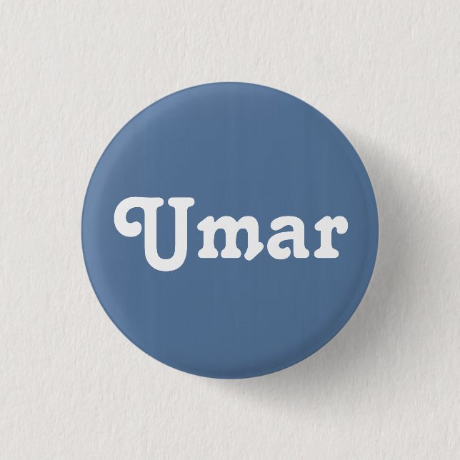 Badge Rond 2,50 Cm Bouton Umar (Devant)