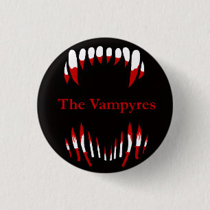 Badge Rond 2,50 Cm Bouton Vampyres