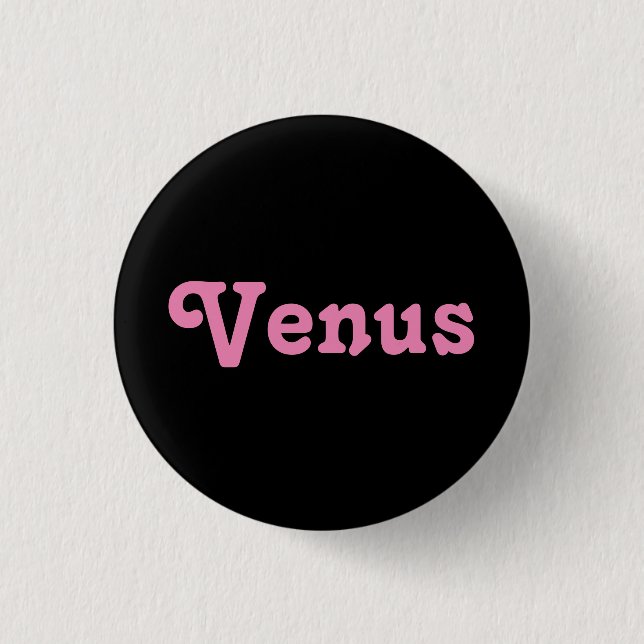 Badge Rond 2,50 Cm Bouton Vénus (Devant)