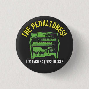 Badge Rond 2,50 Cm Bouton vert d'organe