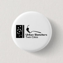 Bouton Villes jumelles / Épingle