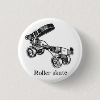Badge Rond 2,50 Cm Bouton vintage de patin de rouleau