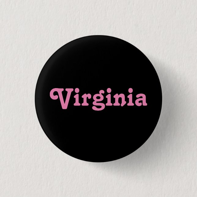 Badge Rond 2,50 Cm Bouton Virginie (Devant)