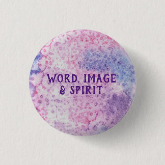 Badge Rond 2,50 Cm Bouton Word, Image et Esprit