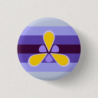 Badge Rond 2,50 Cm Bouton Xenogender Iris