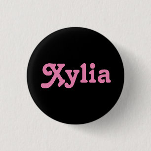 Badge Rond 2,50 Cm Bouton Xylia