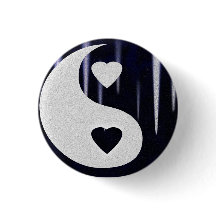 Bouton Yin-Yang de l'amour