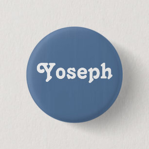 Badge Rond 2,50 Cm Bouton Yoseph