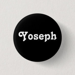 Badge Rond 2,50 Cm Bouton Yoseph
