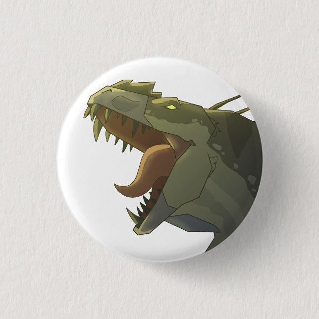 Badge Rond 2,50 Cm Bouton Yuqivenator (Devant)