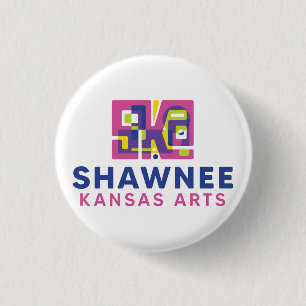 Badge Rond 2,50 Cm Bouton Zone SKA