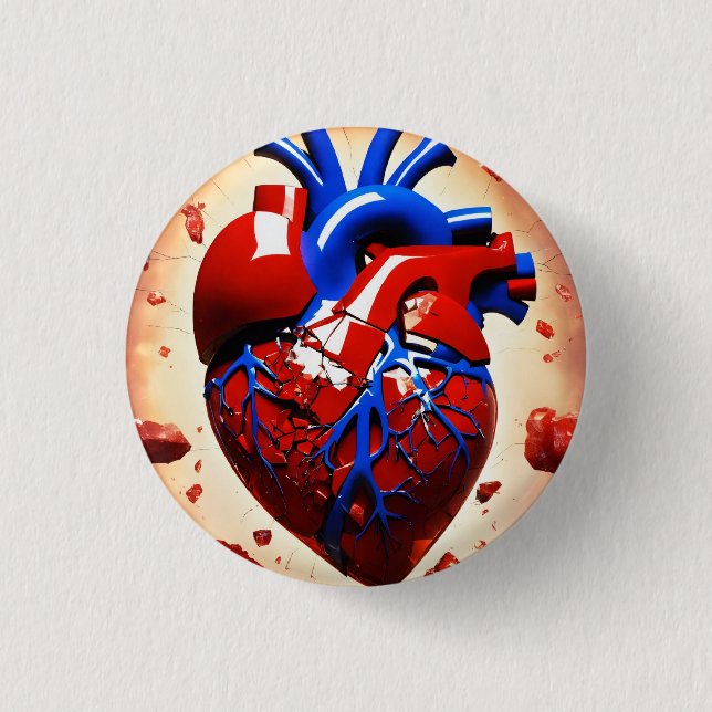 Badge Rond 2,50 Cm Boutons (Devant)