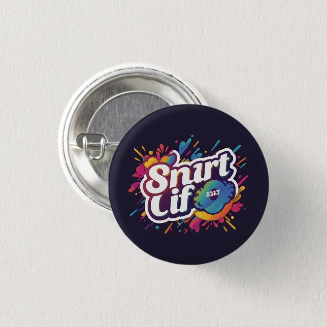 Badge Rond 2,50 Cm Boutons (Devant & derrière)
