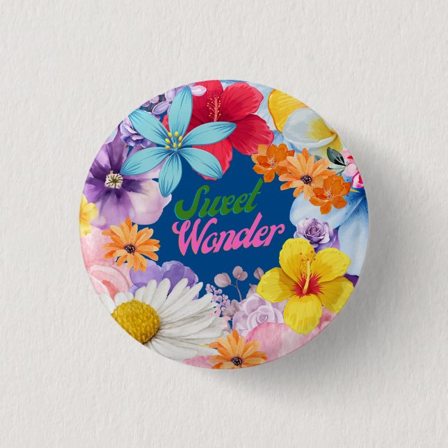 Badge Rond 2,50 Cm Boutons (Devant)