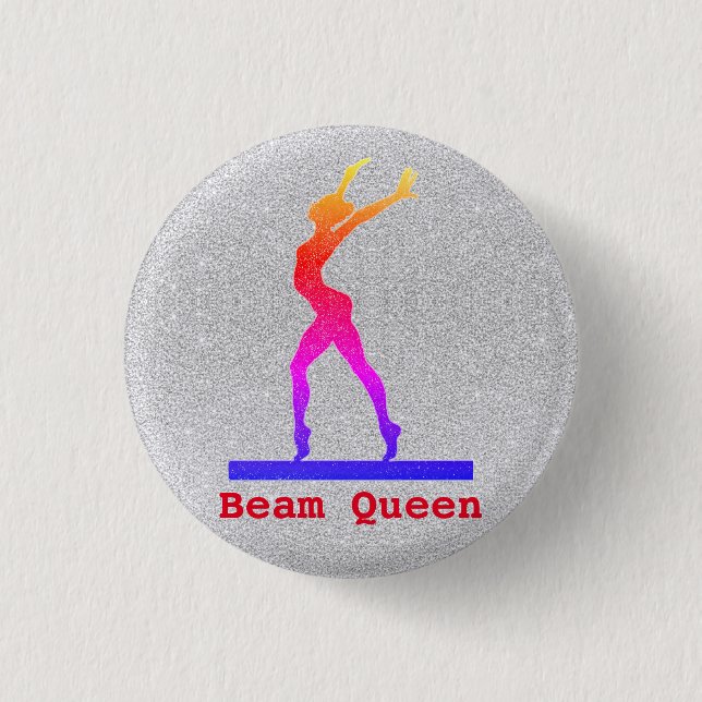 Badge Rond 2,50 Cm Boutons à broche arc-en-ciel Queen (Devant)