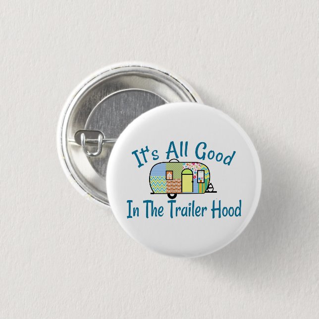 Badge Rond 2,50 Cm Boutons Camper de capot de remorque (Devant & derrière)