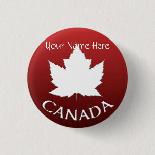 Badge Rond 2,50 Cm Boutons Canada personnalisés Boutons Feuille d'éra