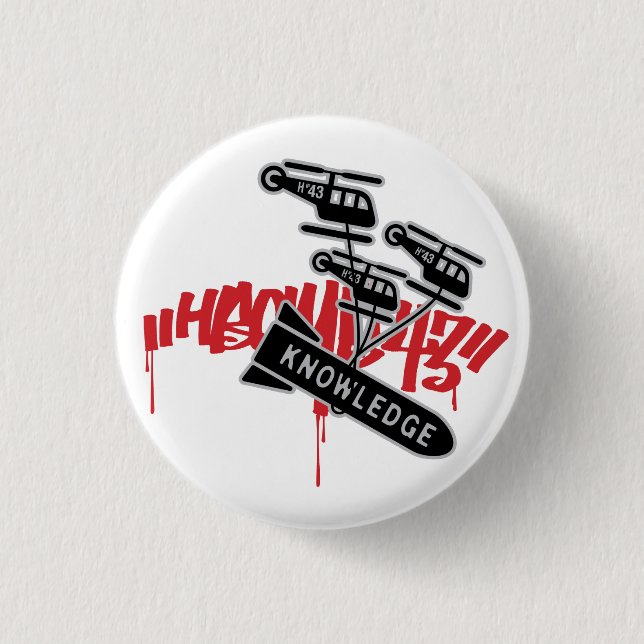 Badge Rond 2,50 Cm Boutons d'Andy Howell (Devant)