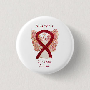 Badge Rond 2,50 Cm Boutons d'angle de ruban pour la sensibilisation à