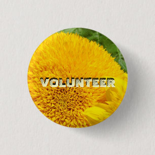 Badge Rond 2,50 Cm boutons de BÉNÉVOLE pour les événements de charité