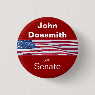 Badge Rond 2,50 Cm Boutons de campagne politique patriotiques