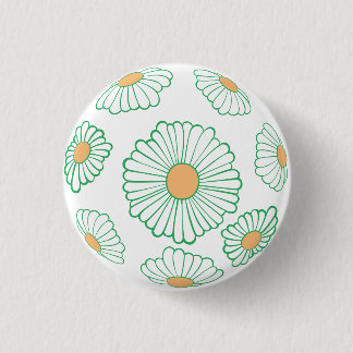 Badge Rond 2,50 Cm Boutons de marguerite
