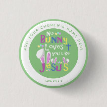 Boutons de Pâques d'église - aucun lapin mais