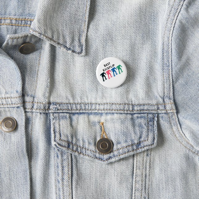 Badge Rond 2,50 Cm Boutons de prime de skateboard (En situation)
