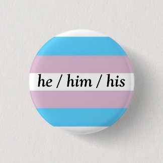 Badge Rond 2,50 Cm Boutons de pronom de YER de sélection