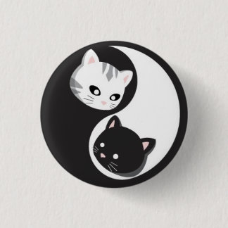 Badge Rond 2,50 Cm Boutons et Ninji de YinYang