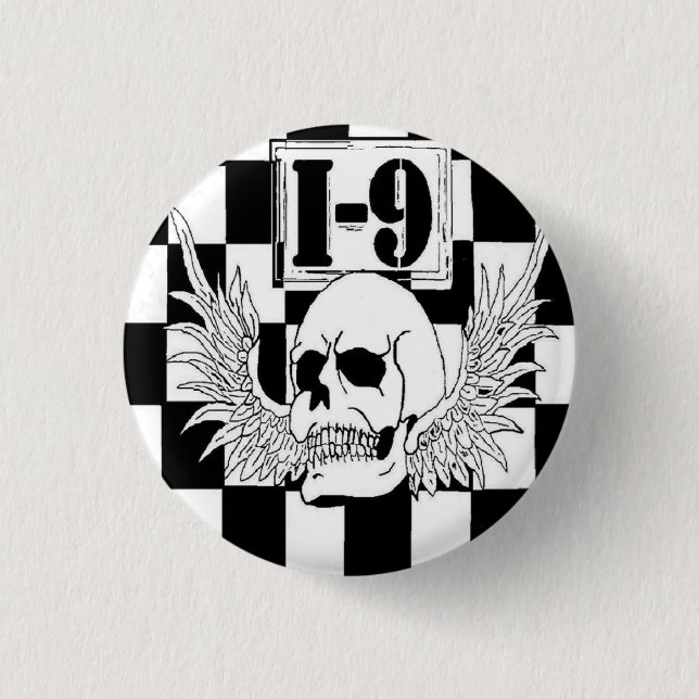 BADGE ROND 2,50 CM BOUTONS I-9 (Devant)
