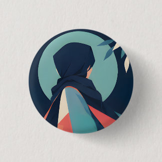 Badge Rond 2,50 Cm Boutons inspirés d'anime à collectionner 4 Azure S
