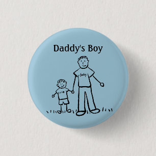 Badge Rond 2,50 Cm Boutons personnalisées de personnage de famille de