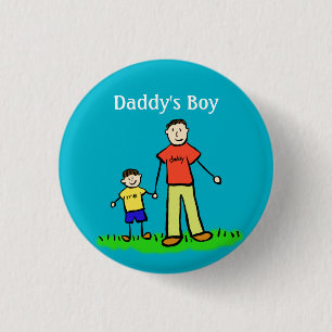 Badge Rond 2,50 Cm Boutons personnalisées de personnage de famille de