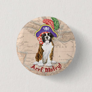Badge Rond 2,50 Cm Boxer Pirate