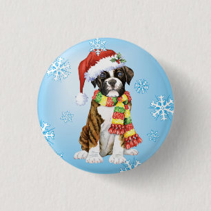 Badge Rond 2,50 Cm Boxeur heureux de Howliday