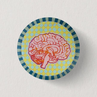 Badge Rond 2,50 Cm brainiac