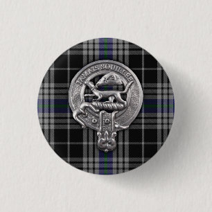 Badge Rond 2,50 Cm Breizh Crest & Tartan National Breizh
