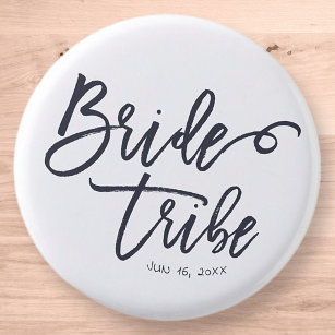 Badge Rond 2,50 Cm Bride Tribe Modern and Simple Handwritten
