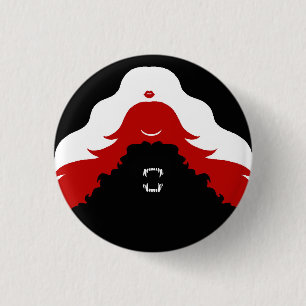Badge Rond 2,50 Cm Brides du bouton Dracula